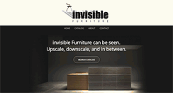 Desktop Screenshot of invisiblefurniture.com