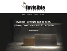 Tablet Screenshot of invisiblefurniture.com